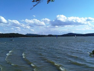 Windsurfing na Máchově jezeře